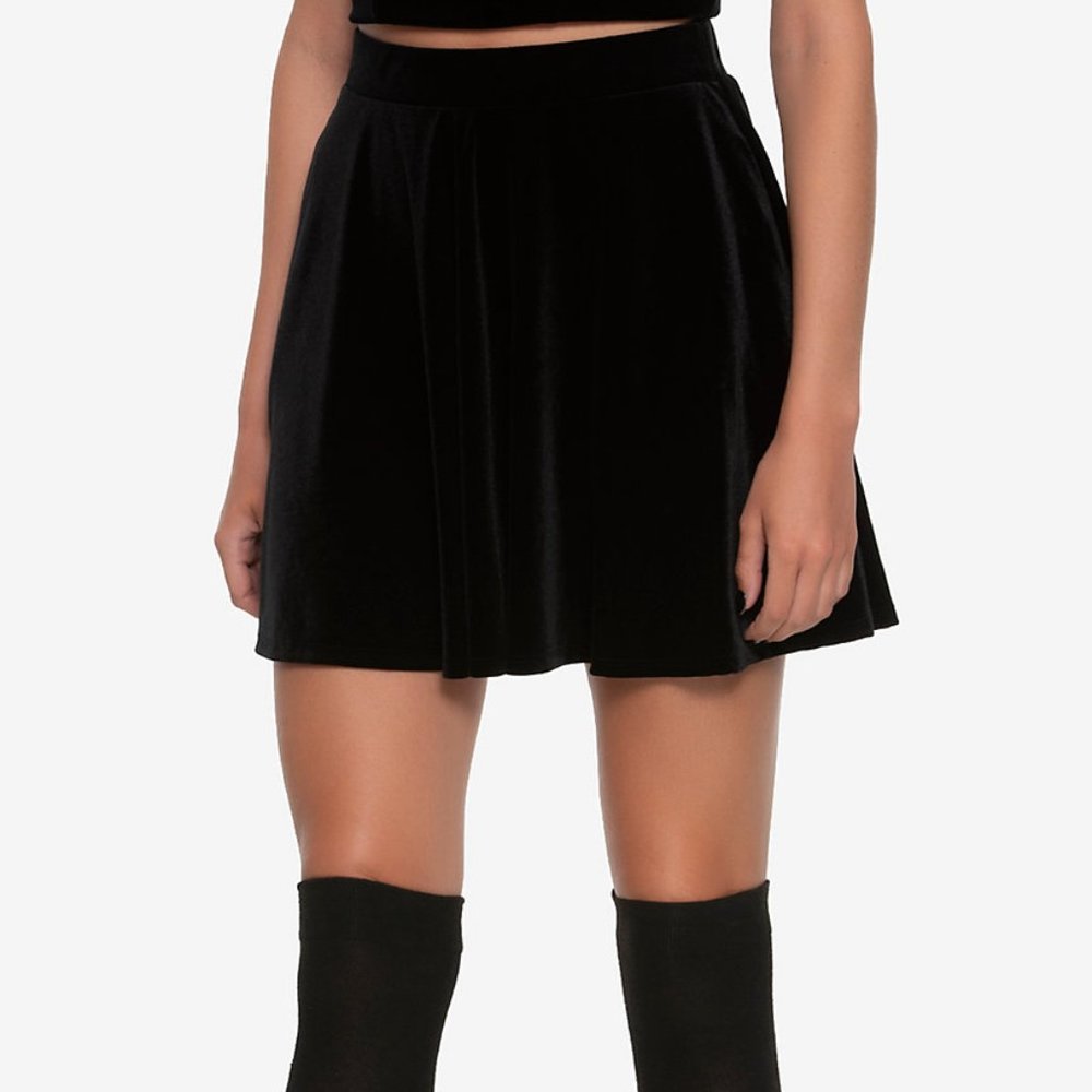velvet skirt